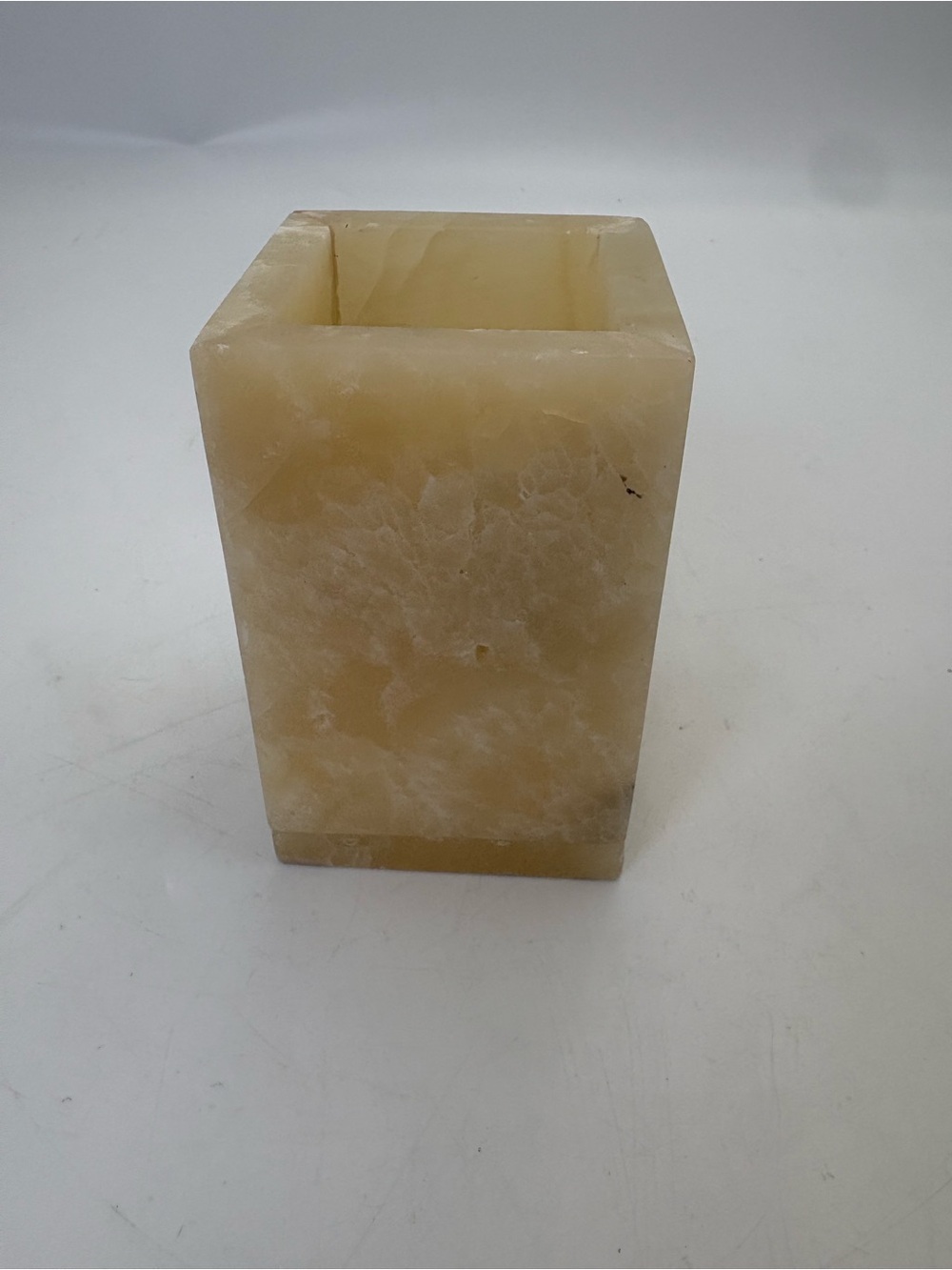 Vintage Stone Candle Holder